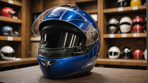 Découvrez les casques jet arai élégants sur la bécanerie